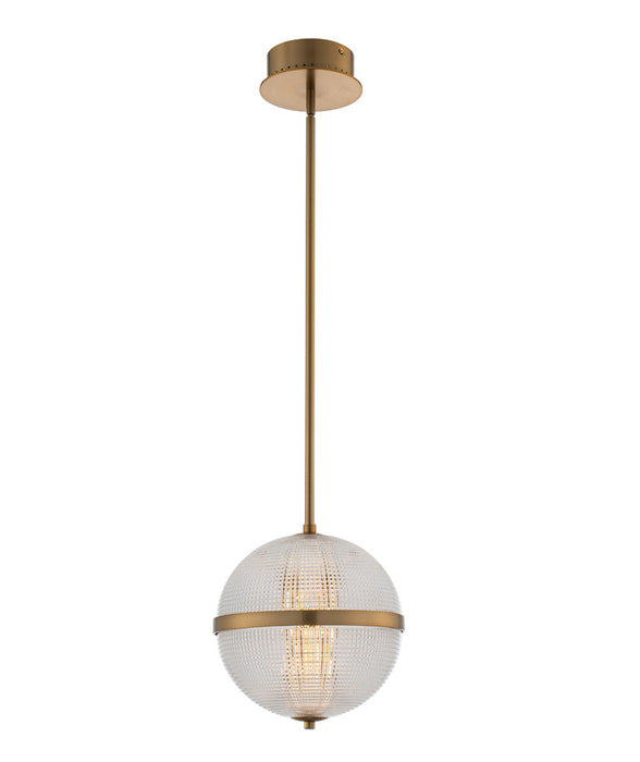 Kalco 512111WB LED Mini Pendant, Winter Brass