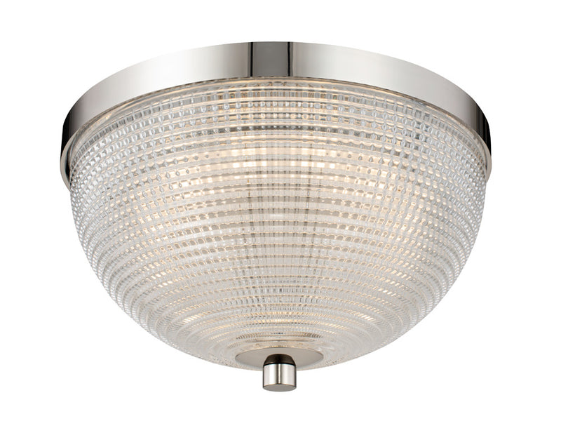 Kalco 512141PN LED Flush Mount, Polished Nickel