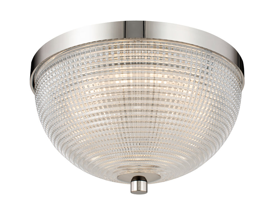 Kalco 512141PN LED Flush Mount, Polished Nickel