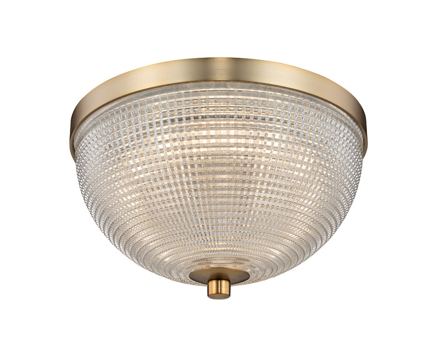 Kalco 512141WB LED Flush Mount, Winter Brass
