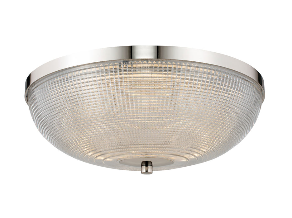 Kalco 512142PN LED Flush Mount, Polished Nickel