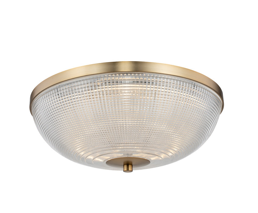 Kalco 512142WB LED Flush Mount, Winter Brass