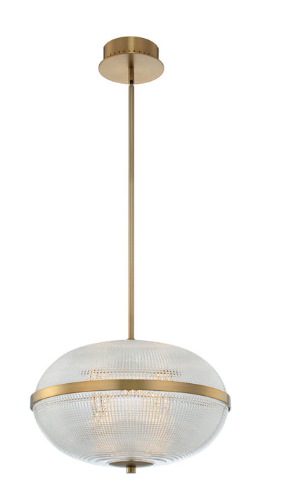 Kalco 512155WB LED Pendant, Winter Brass