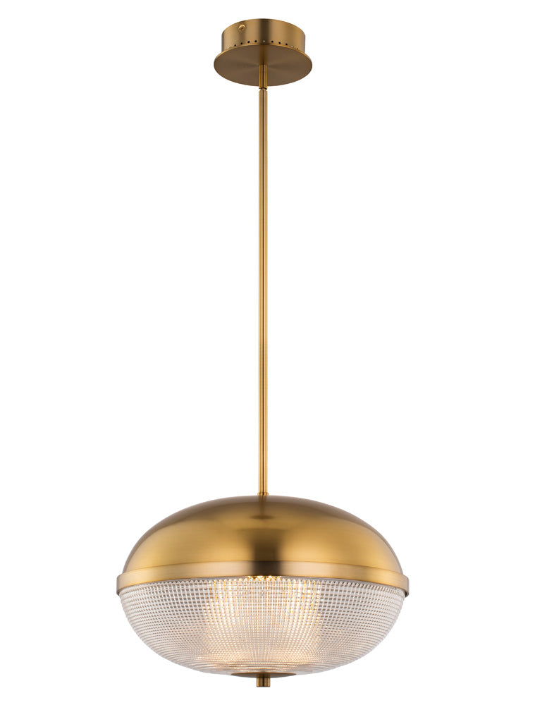 Kalco 512156WB LED Pendant, Winter Brass