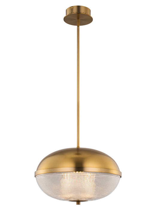 Kalco 512156WB LED Pendant, Winter Brass