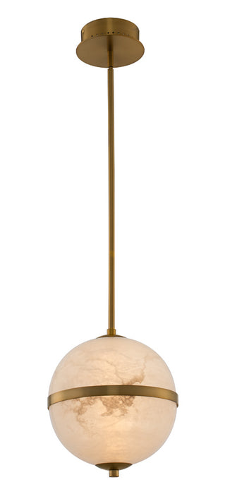 Kalco 512511WB LED Mini Pendant, Winter Brass