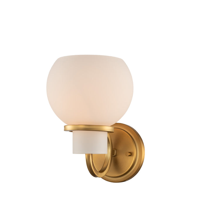 Kalco 513021WB One Light Wall Sconce, Winter Brass