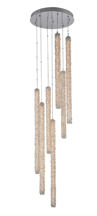 Allegri 035558-010-FR001 LED Foyer Pendant, Polished Chrome