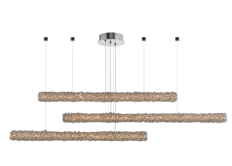 Allegri 035564-010-FR001 LED Island Pendant, Polished Chrome