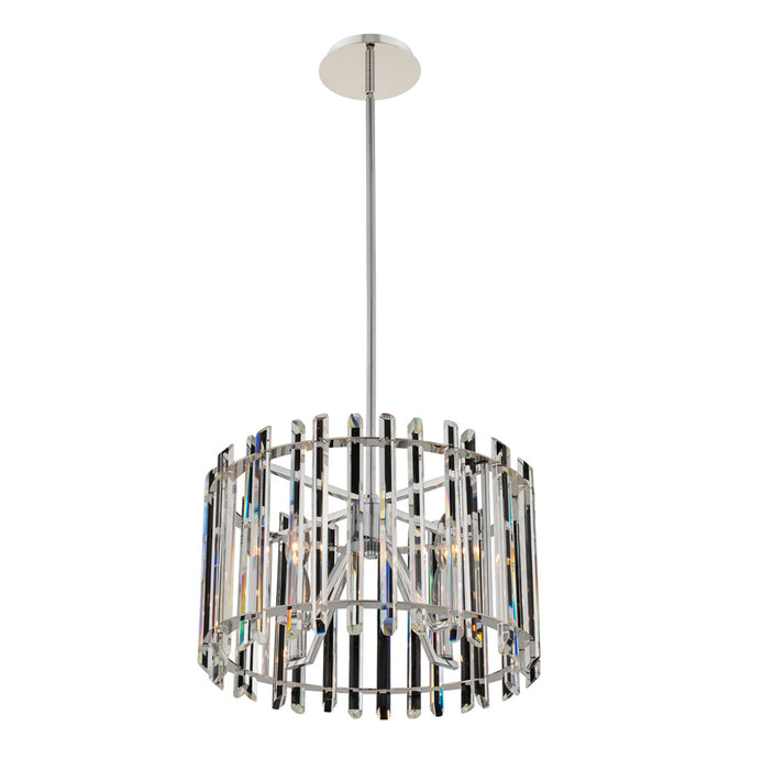 Allegri 036855-010-FR001 Four Light Pendant, Polished Chrome
