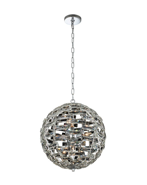 Allegri 037255-010-FR001 Nine Light Pendant, Polished Chrome