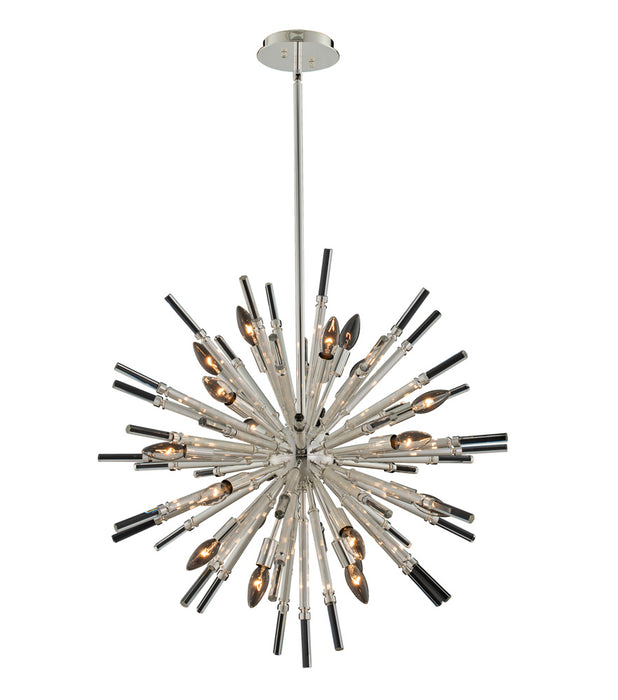 Allegri 037456-014-FR001 19 Light Pendant, Polished Silver