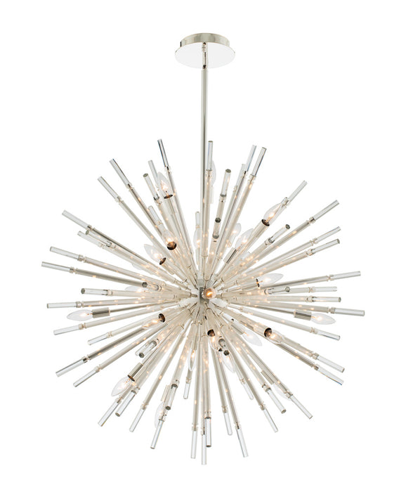 Allegri 037457-014-FR001 28 Light Pendant, Polished Silver