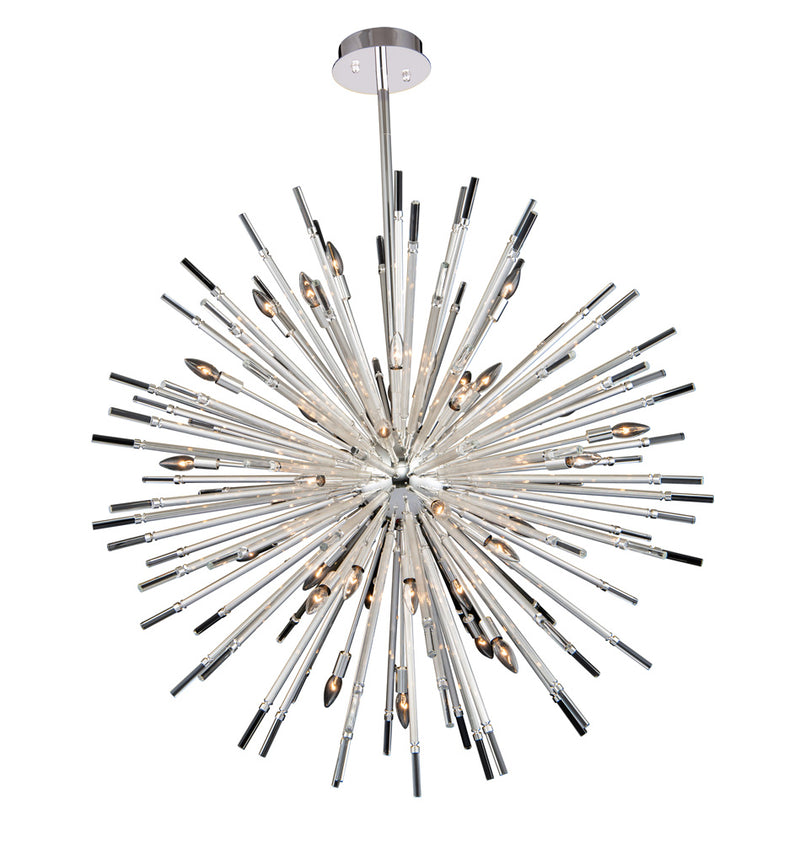 Allegri 037458-014-FR001 36 Light Pendant, Polished Silver