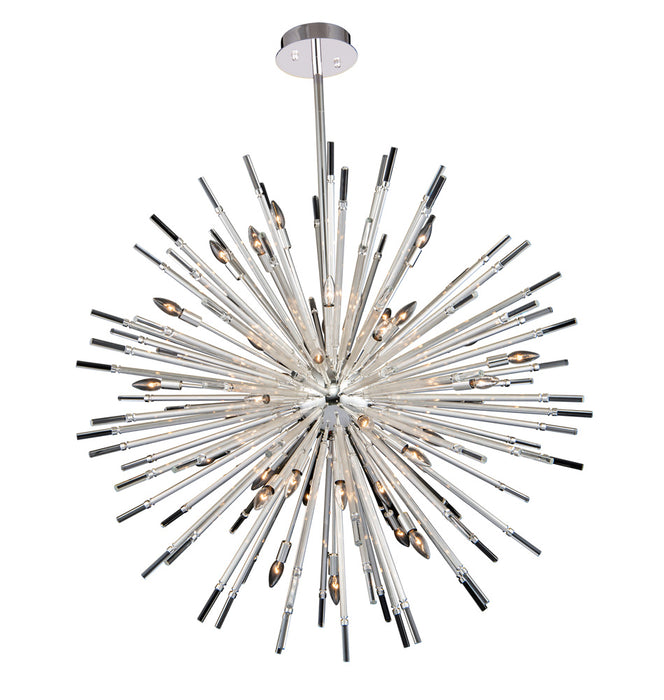 Allegri 037458-014-FR001 36 Light Pendant, Polished Silver