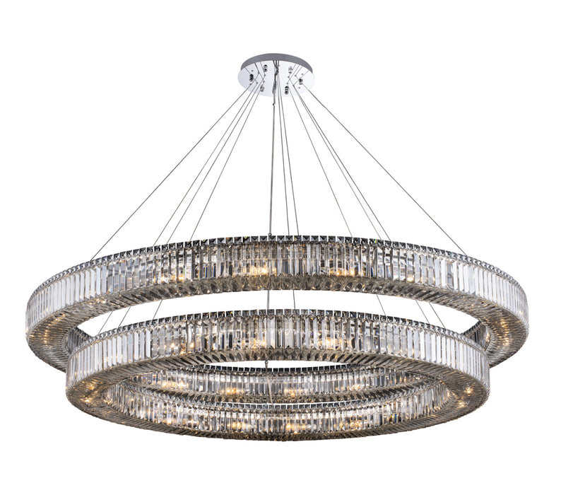 Allegri 11721-010-FR001 38 Light Pendant, Polished Chrome