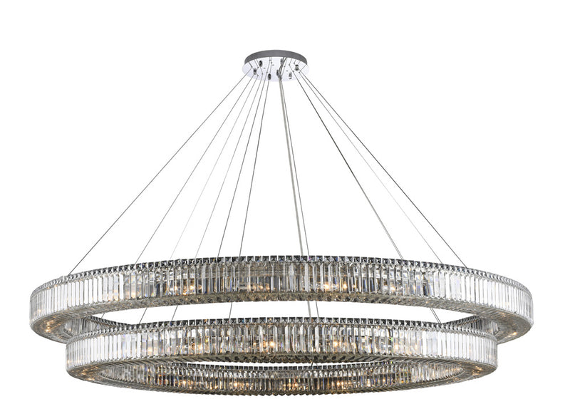 Allegri 11722-010-FR001 44 Light Pendant, Polished Chrome