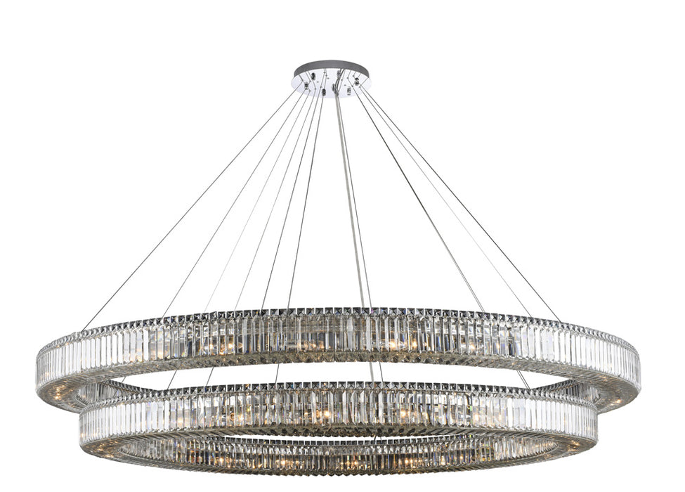 Allegri 11722-010-FR001 44 Light Pendant, Polished Chrome