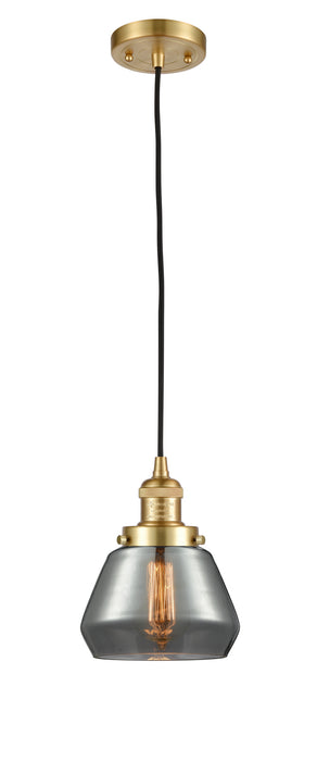 Innovations 201C-SG-G173 One Light Mini Pendant, Satin Gold