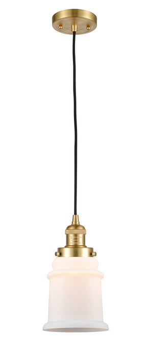 Innovations 201C-SG-G181 One Light Mini Pendant, Satin Gold