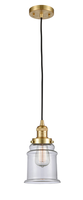 Innovations 201C-SG-G182 One Light Mini Pendant, Satin Gold