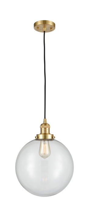 Innovations 201C-SG-G202-12 One Light Mini Pendant, Satin Gold