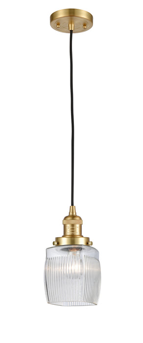 Innovations 201C-SG-G302 One Light Mini Pendant, Satin Gold