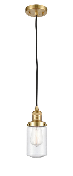 Innovations 201C-SG-G314 One Light Mini Pendant, Satin Gold