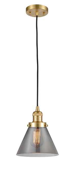 Innovations 201C-SG-G43 One Light Mini Pendant, Satin Gold