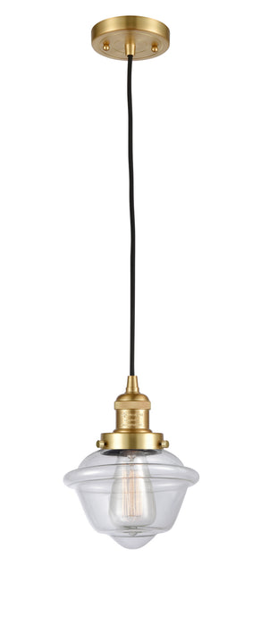 Innovations 201C-SG-G532 One Light Mini Pendant, Satin Gold