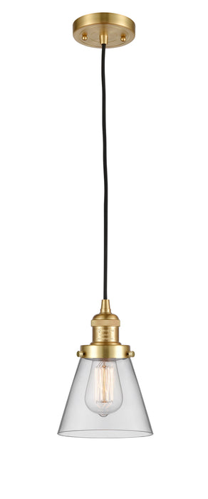 Innovations 201C-SG-G62 One Light Mini Pendant, Satin Gold