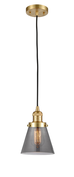 Innovations 201C-SG-G63 One Light Mini Pendant, Satin Gold