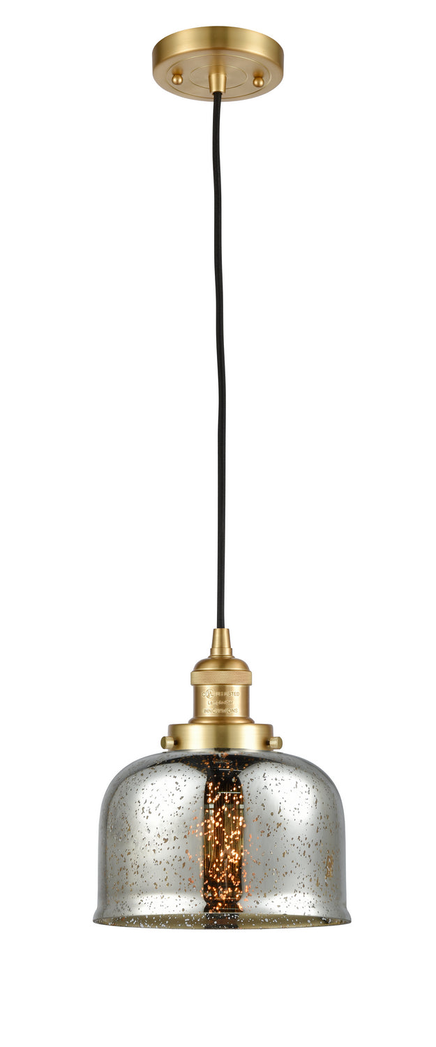 Innovations 201C-SG-G78 One Light Mini Pendant, Satin Gold