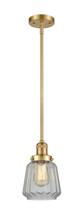 Innovations 201S-SG-G142 One Light Mini Pendant, Satin Gold