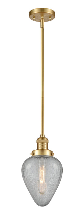 Innovations 201S-SG-G165 One Light Mini Pendant, Satin Gold