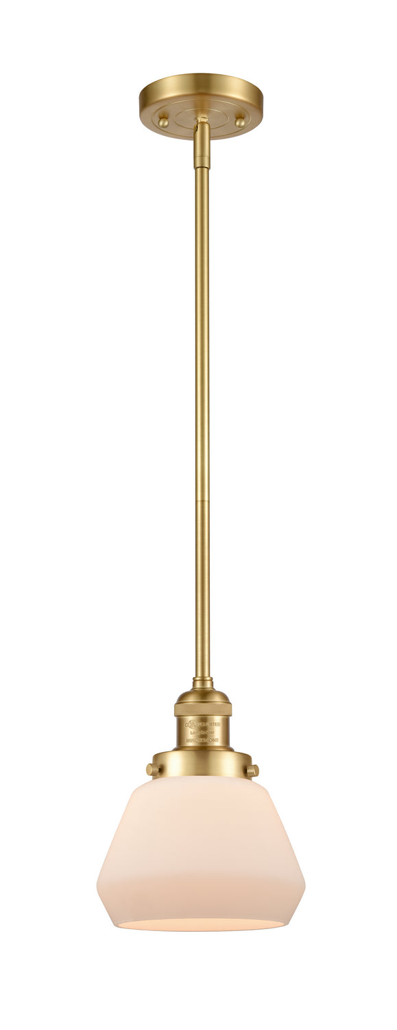 Innovations 201S-SG-G171 One Light Mini Pendant, Satin Gold