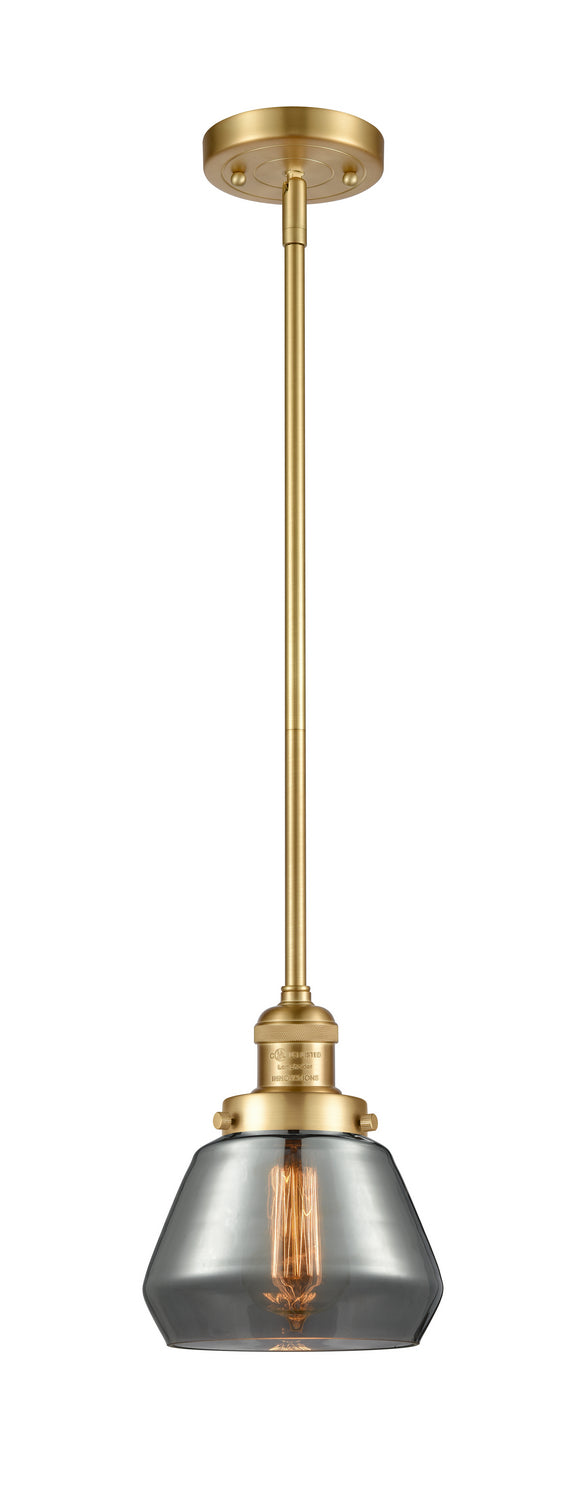 Innovations 201S-SG-G173 One Light Mini Pendant, Satin Gold