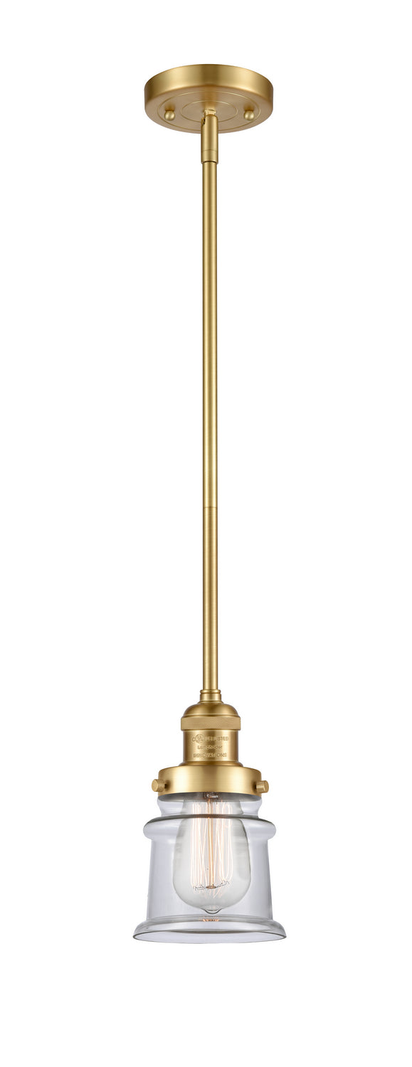 Innovations 201S-SG-G182S One Light Mini Pendant, Satin Gold
