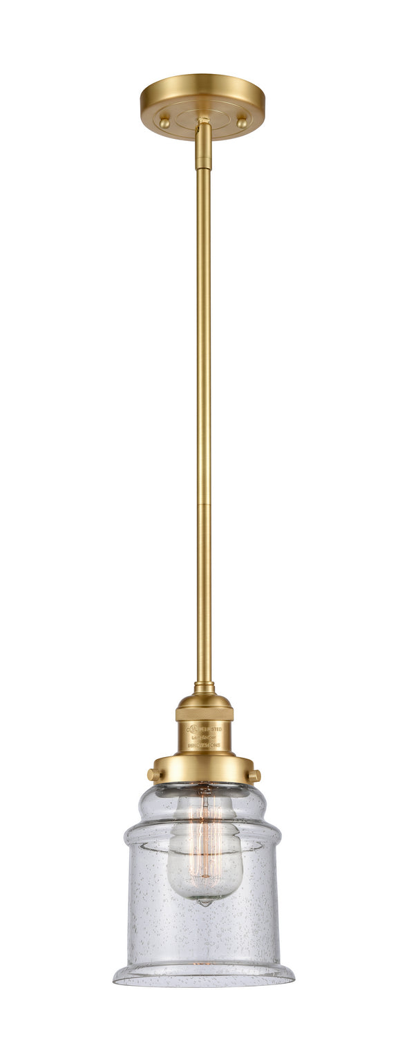Innovations 201S-SG-G184 One Light Mini Pendant, Satin Gold