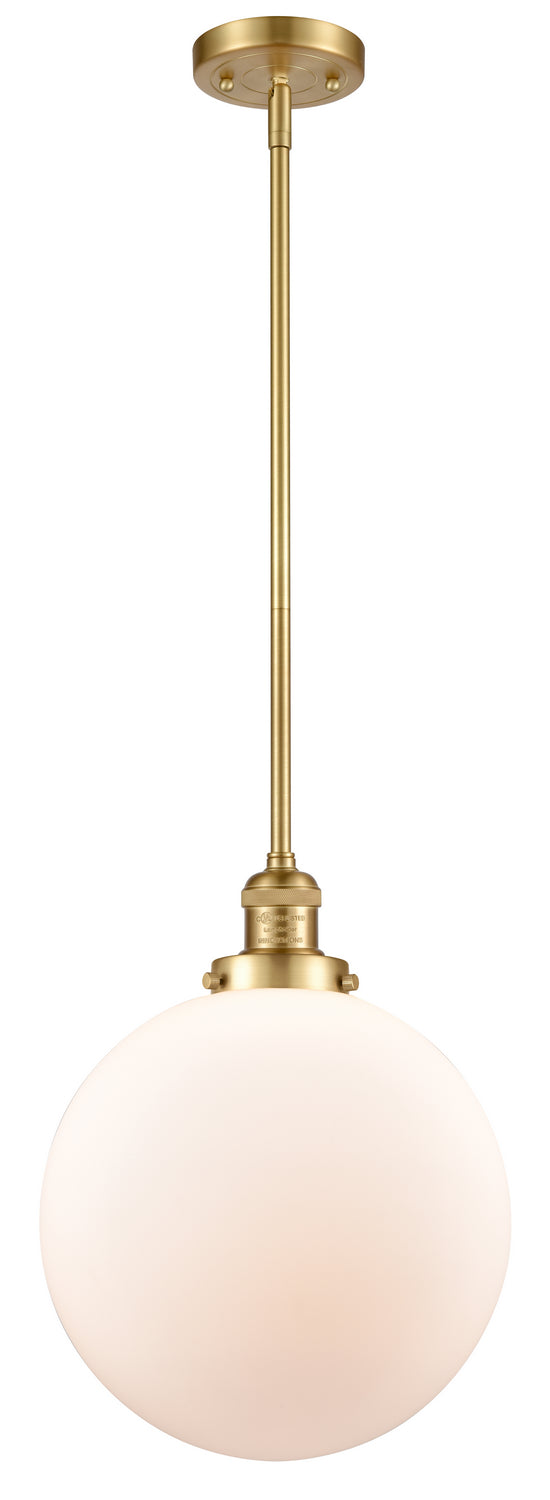 Innovations 201S-SG-G201-12 One Light Mini Pendant, Satin Gold