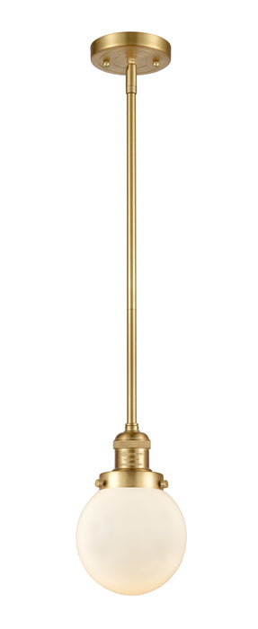Innovations 201S-SG-G201-6 One Light Mini Pendant, Satin Gold