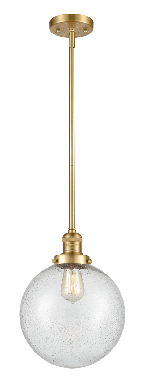 Innovations 201S-SG-G204-10 One Light Mini Pendant, Satin Gold