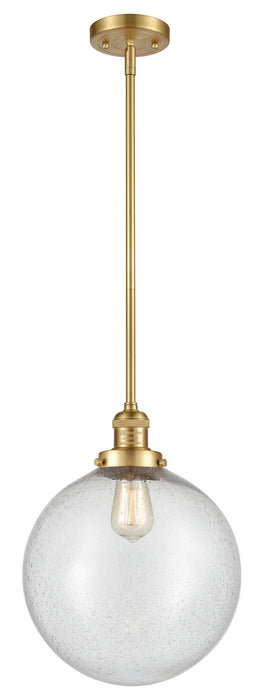 Innovations 201S-SG-G204-12 One Light Mini Pendant, Satin Gold