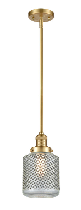 Innovations 201S-SG-G262 One Light Mini Pendant, Satin Gold