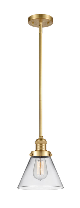 Innovations 201S-SG-G42 One Light Mini Pendant, Satin Gold