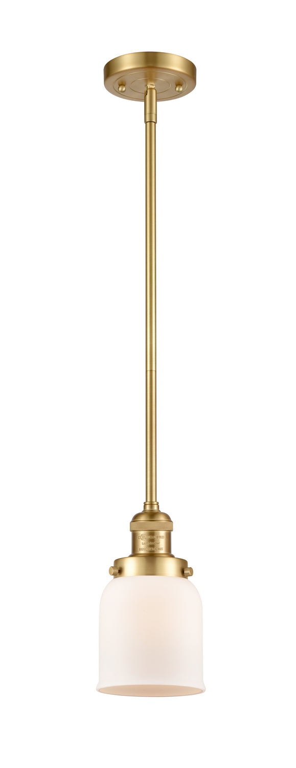 Innovations 201S-SG-G51 One Light Mini Pendant, Satin Gold