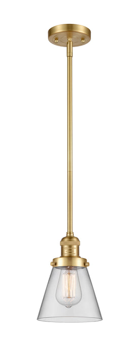 Innovations 201S-SG-G62 One Light Mini Pendant, Satin Gold