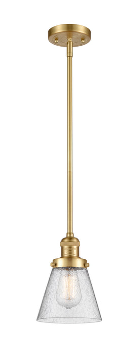 Innovations 201S-SG-G64 One Light Mini Pendant, Satin Gold