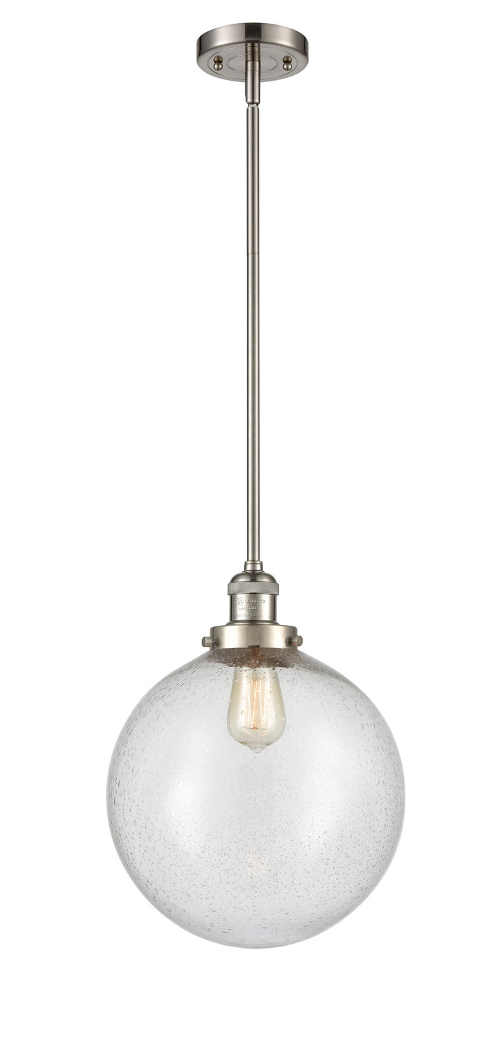 Innovations 201S-SN-G204-12 One Light Mini Pendant, Brushed Satin Nickel