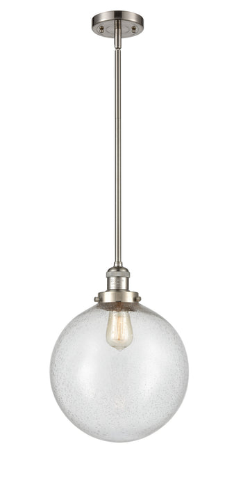 Innovations 201S-SN-G204-12 One Light Mini Pendant, Brushed Satin Nickel